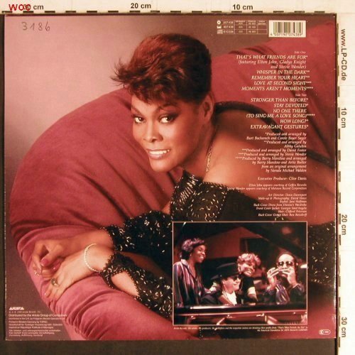 Warwick,Dionne: Friends, Arista (207 438-630), D, woc, 1985 Typ: LP Best.-Nr.: Y3715 Preis: 5,00 Euro