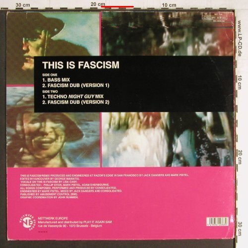 Consolidated: This is Fascism*4, m-/vg+, Nettwerk (NET 036), B, 1991 Typ: 12" Best.-Nr.: Y3761 Preis: 4,00 Euro
