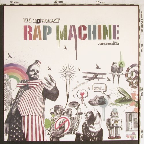 DJ Format  feat. Abdominal: Rap Machine, one-sided, Genuine (GEN 034T), UK, 2005 Typ: 12" Best.-Nr.: Y3796 Preis: 5,00 Euro
