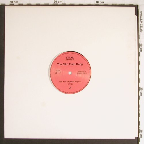 Flim Flam Gang: The Best Of(Joint Mix)+1, C.E.M. Records (CEM 101), D, 1987 Typ: 12" Best.-Nr.: Y4022 Preis: 5,00 Euro