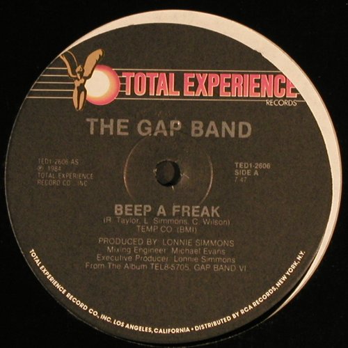 Gap Band: Beep a Freak*2, Total Experience Rec. (TED1-2606), US, FLC, 1984 Typ: 12" Best.-Nr.: Y4077 Preis: 3,00 Euro