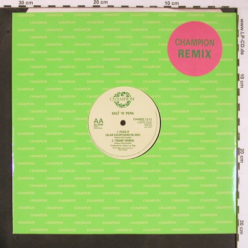 Salt 'n' Pepa: Push It *2 / Tramp rmx, Champion(CHAMPX 12-51), UK, FLC, 1988 - 12inch - Y410 - 4,00 Euro