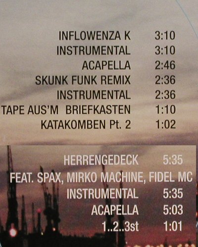 Kumpanen,Die: Inflowenza K / Herrengedeck, Trainingslager (TL2002), D, 33rpm, 2000 Typ: 12" Best.-Nr.: Y4112 Preis: 5,00 Euro