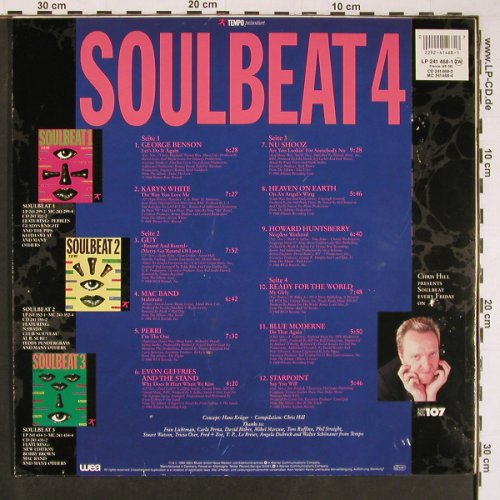V.A.Soulbeat 4: George Benson..Starpoint, 12 Tr., WB (241 468-1), D, 1988 Typ: 2LP Best.-Nr.: Y433 Preis: 7,50 Euro
