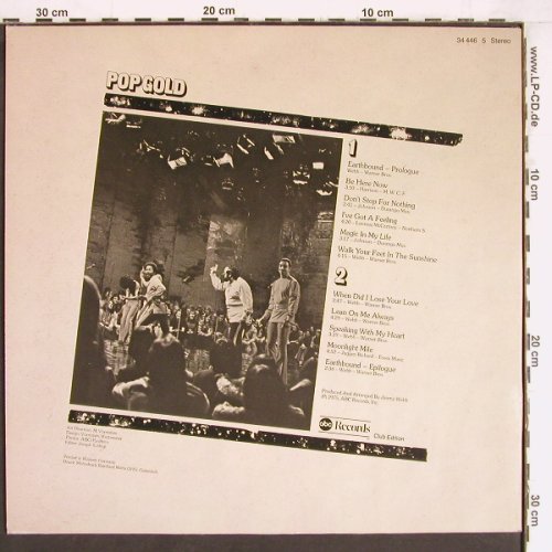 5th Dimension: Pop Gold, Ri, Club Edition, ABC (34 446 5), D, 1975 Typ: LP Best.-Nr.: Y4438 Preis: 6,00 Euro