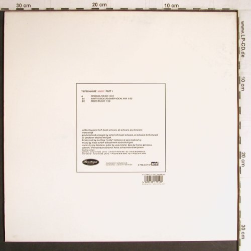 Tiefschwarz: Music Part 1, Benztown (0111110BTN), D, 1999 Typ: 12" Best.-Nr.: Y4621 Preis: 4,00 Euro