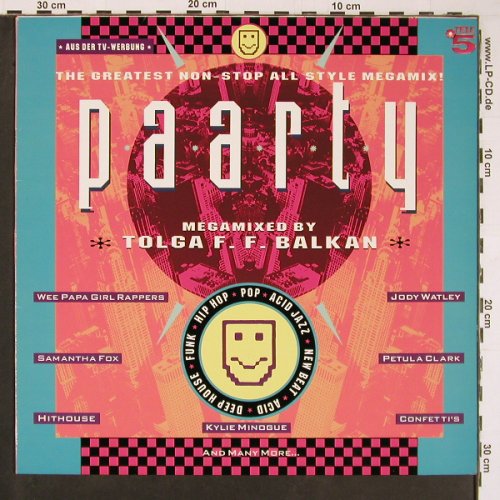V.A.Paarty: Hithouse... Wee Papa Girl Rap 14Tr., Teldec (244 992-1 AW), D, 1989 Typ: LP Best.-Nr.: Y485 Preis: 5,00 Euro