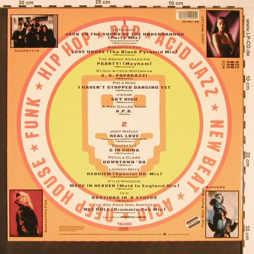 V.A.Paarty: Hithouse... Wee Papa Girl Rap 14Tr., Teldec (244 992-1 AW), D, 1989 Typ: LP Best.-Nr.: Y485 Preis: 5,00 Euro