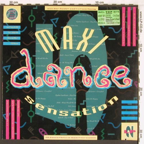 V.A.Maxi Dance Sensation: 5, 20 Dance Hits in Maxi Version, Ariola (304 359), D, 1991 Typ: 2LP Best.-Nr.: Y5037 Preis: 7,50 Euro