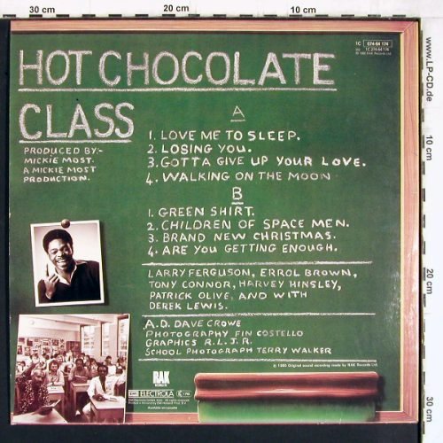 Hot Chocolate: Class, RAK (074-64 174), NL, 1980 Typ: LP Best.-Nr.: Y5049 Preis: 6,00 Euro