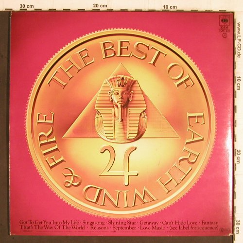 Earth,Wind & Fire: The Best Of Vol.1, Foc, CBS(CBS 32536), NL, 1978 - LP - Y5635 - 6,00 Euro