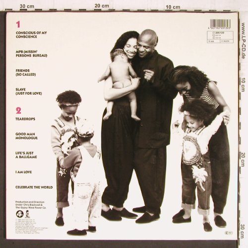 Womack & Womack: Conscience, Foc, Island (209 139), D, 1988 Typ: LP Best.-Nr.: Y5768 Preis: 5,00 Euro