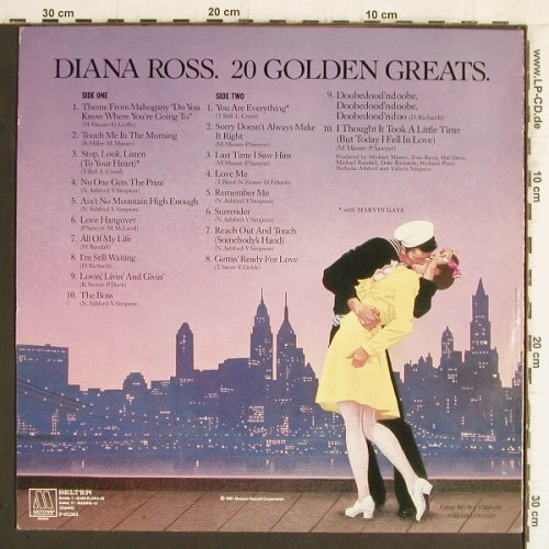 Ross,Diana: 20 Golden Greats, Motown (2-47.093), E, 1981 Typ: LP Best.-Nr.: Y5975 Preis: 6,00 Euro