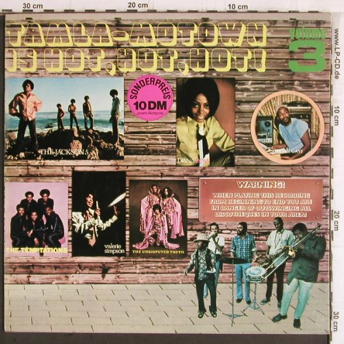 V.A.Tamla-Motown Vol.3: is Hot,Hot,Hot!,14Tr.,Foc, Motown (C 048-93342), D, 1973 Typ: LP Best.-Nr.: Y6084 Preis: 7,50 Euro
