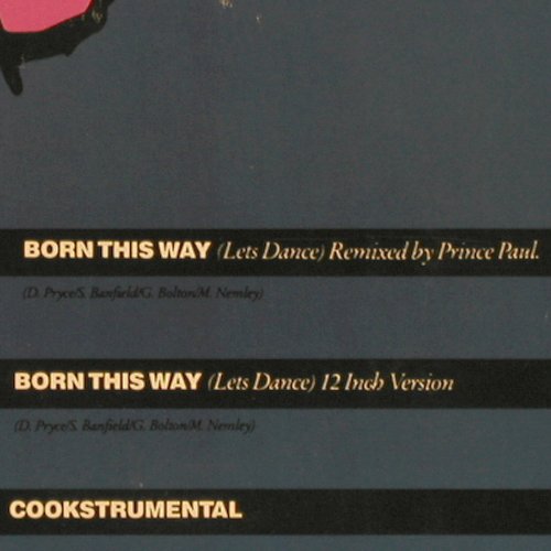 Cookie Crew: Remix, Born this Way*2+1, ffrr,FFRXR 19 (886 465-1), UK, 1989 Typ: 12" Best.-Nr.: Y6290 Preis: 4,00 Euro