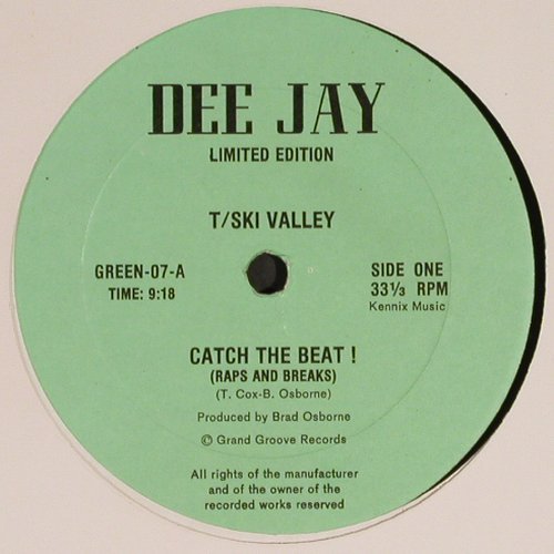 T-Sky Valley / The Just Four: Catch the Beat !/Girls of the World, Dee Jay(GREEN-07), US, LC,  - 12inch - Y6294 - 7,50 Euro