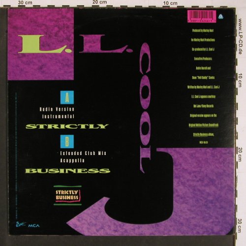 L.L.Cool J: Strictly Business*4, Uptown Records(12-54246), US, 1991 - 12inch - Y647 - 4,00 Euro