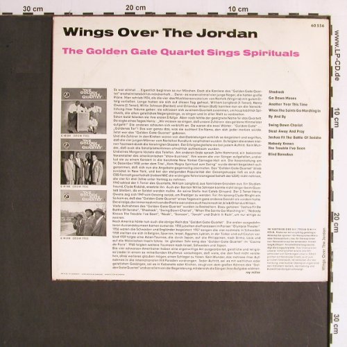 Golden Gate Quartet: Wings over the Jordan, Columbia (C 60 556), D Typ: 10" Best.-Nr.: Y6515 Preis: 7,50 Euro