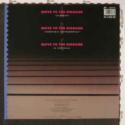 Liebrand,Ben f.Tony Scott: Move To The Bigband*3, Epic (656176 6), NL, 1990 Typ: 12" Best.-Nr.: Y652 Preis: 3,00 Euro