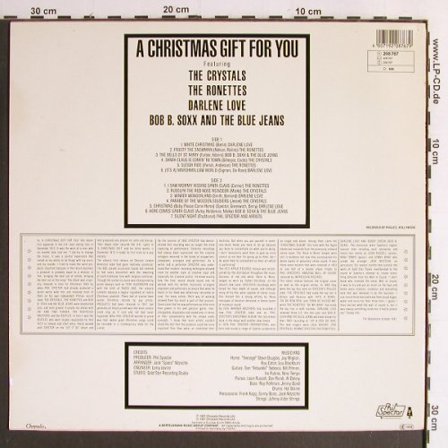 V.A.Phil Spector Christmas Album: Crystals..Bob B.Soxx & t.Blue Jeans, Chrysalis (208 767), D, Ri, 1987 Typ: LP Best.-Nr.: Y6725 Preis: 7,50 Euro
