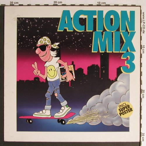 V.A.Action Mix 3: Michael Zager...Kid Paul...+Poster, BCM(12 211), D,4Tr.,  - 12inch - Y7044 - 4,00 Euro