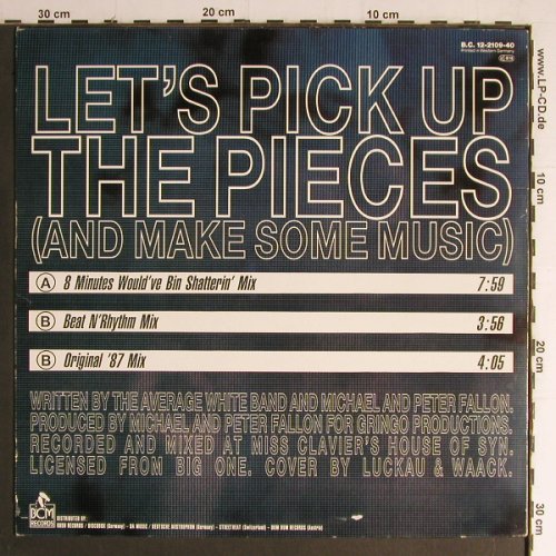 Twin Beat: Let's pick up the pieces,3Tr., BCM (B.C.12-2109-40), D Typ: 12" Best.-Nr.: Y7045 Preis: 3,00 Euro