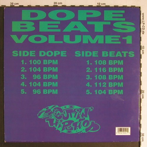 Kenny Dope: Dope Beats-Volume 1, 10 Tr., Cutting Rec. (CR 2010), US, 1993 Typ: LP Best.-Nr.: Y7046 Preis: 5,00 Euro