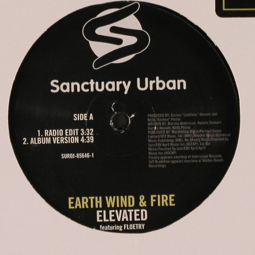 Earth,Wind & Fire: Elevated *4, Sanctuary Urban(SURDJ-85646), US, Promo, 2005 - 12inch - Y711 - 4,00 Euro