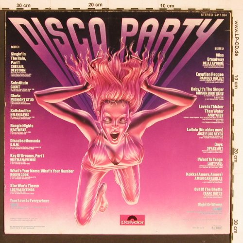 V.A.Disco Party: Sheila B. Devotion...Isaac Hayes, Polydor (2417 324), D,m-/vg+, 1978 Typ: LP Best.-Nr.: Y7257 Preis: 5,00 Euro