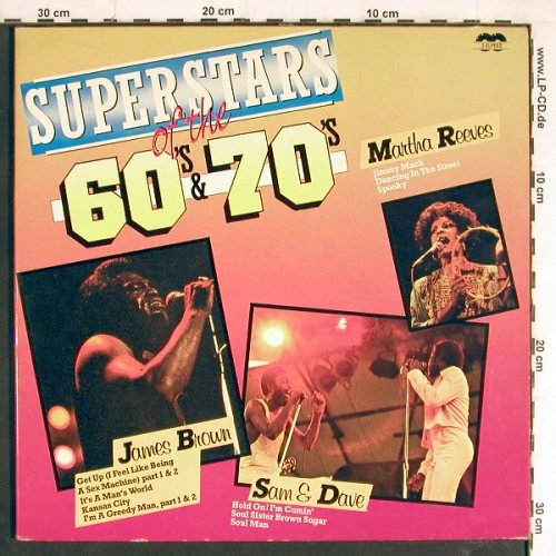 V.A.Superstars of the 60's & 70's: Martha Reeves...James Brown, Foc, Curcio (HRD-3(7+8)), I, 1981 Typ: 2LP Best.-Nr.: Y7276 Preis: 7,50 Euro