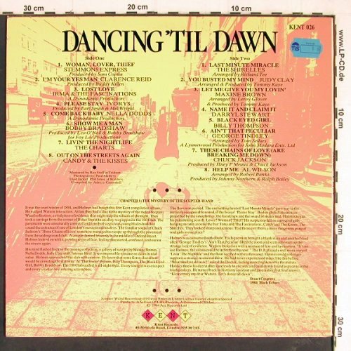 V.A.Dancing 'Til Dawn: Stemmons Express... Al Wilson, Kent (KENT 026), EEC, 1984 Typ: LP Best.-Nr.: Y7340 Preis: 7,50 Euro