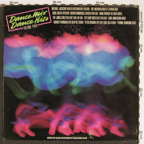 V.A.Dance Mix Dance Hits: Vol.4-Jones Girls...Weather Girls, Epic (DM 4), UK, 1984 Typ: LP Best.-Nr.: Y7343 Preis: 5,00 Euro