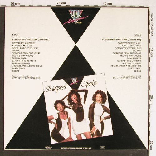 Gap Band: Summertime Party Mix*2 - non-stop, Total Experiance (TE 40.01.02), D Typ: 12" Best.-Nr.: Y7481 Preis: 5,00 Euro