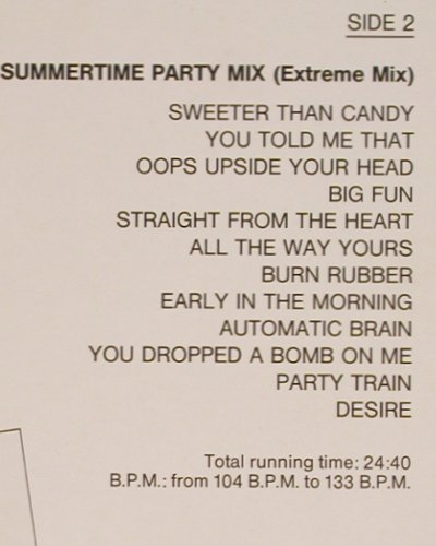 Gap Band: Summertime Party Mix*2 - non-stop, Total Experiance (TE 40.01.02), D Typ: 12" Best.-Nr.: Y7481 Preis: 5,00 Euro