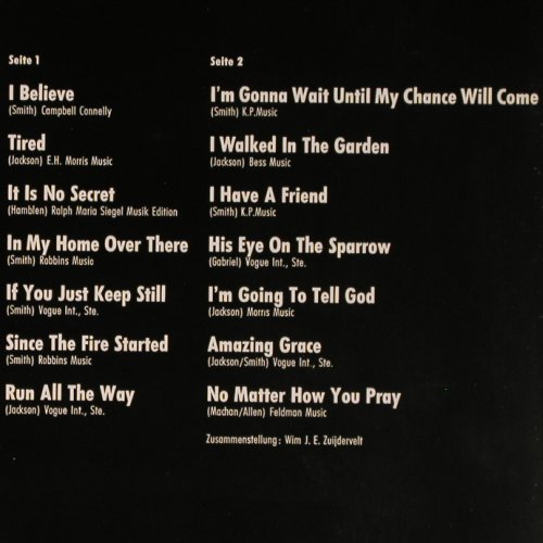 Jackson,Mahalia: I Believe, hist rec., Arion, Ri (65 9730 Mono), D, 1977 Typ: LP Best.-Nr.: Y7531 Preis: 4,00 Euro