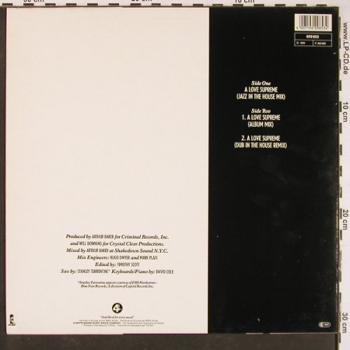 Downing,Will: A Love Supreme*3, Island(609 853), D, 1988 - 12inch - Y756 - 3,00 Euro