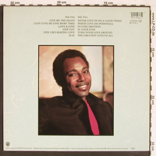 Benson,George: The Love Songs, WB (240 886-1), D, 1985 Typ: LP Best.-Nr.: Y7588 Preis: 5,00 Euro