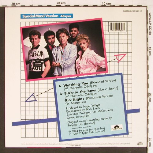 Shakatak: Watching You 6:40 (ext.vers.)+2, Polydor(881 432-1), D, 1984 - 12inch - Y7729 - 4,00 Euro