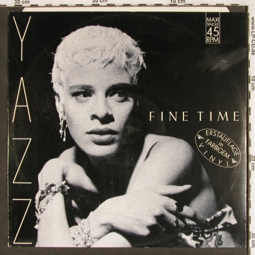 Yazz: Fine Time/Dream, blue vinyl, Blow Up(INT 125.757), D, 1989 - 12inch - Y7750 - 3,00 Euro