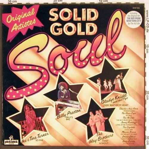 V.A.Solid Gold Soul: Isley Brothers.. Maxine Brown,12Tr., Pickwick (SHM 943), UK,Ri Typ: LP Best.-Nr.: Y7769 Preis: 6,00 Euro