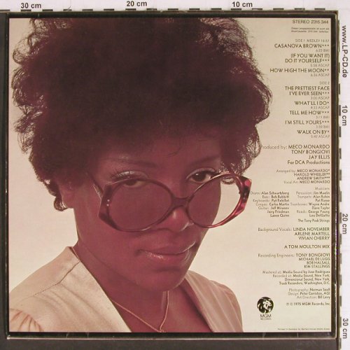 Gaynor,Gloria: Experience, MGM (2315 344), D, 1975 Typ: LP Best.-Nr.: Y7778 Preis: 7,50 Euro