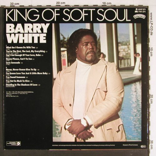 White,Barry: Greatest Hits, Casablanca (6337 271), D, 1975 Typ: LP Best.-Nr.: Y7792 Preis: 9,00 Euro