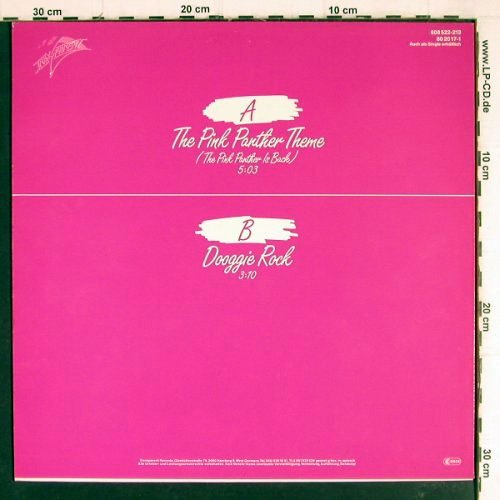 Useless Tone Control: The Pink Panther Theme/DooggieRock, Transparent (80 2017-1), D, 1986 Typ: 12" Best.-Nr.: Y7811 Preis: 3,00 Euro