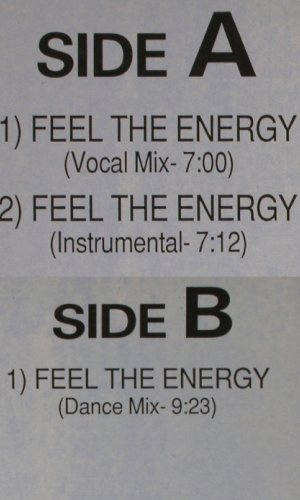 Jaeneet and the New Dance: Feel the Energie*3, Neighborhood (NBD 002), US, CO Typ: 12" Best.-Nr.: Y7826 Preis: 3,00 Euro