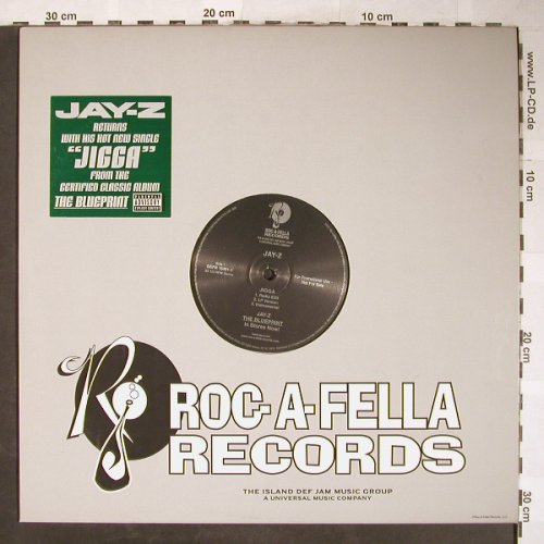 Jay-Z: Jigga*3+3, FLC ,Promo, Roc-A-Fell (DEFR 15491-1), US, 2001 Typ: 12" Best.-Nr.: Y7917 Preis: 4,00 Euro