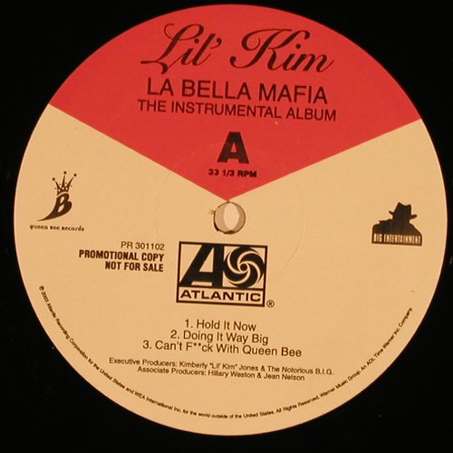 Lil'Kim: La Bella Mafia, instr. Clean Album, WEA(301101), US, Promo, 2003 - 3LP - Y851 - 7,50 Euro