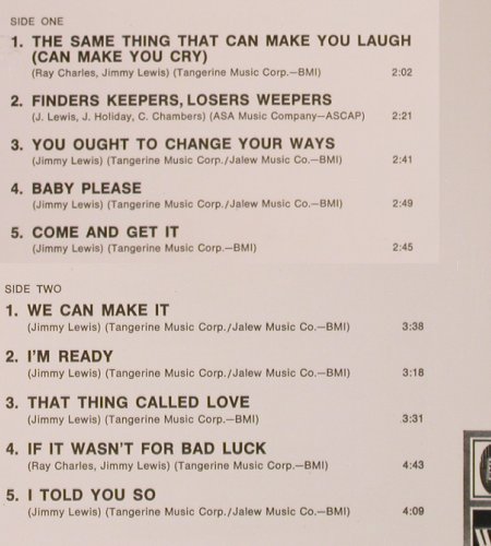 Charles,Ray: Doing HIS Thing, EMI Columbia (C 062-90 406), D Typ: LP Best.-Nr.: Y8611 Preis: 9,00 Euro