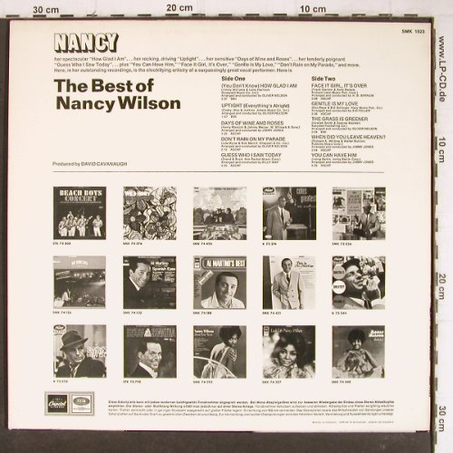 Wilson,Nancy: The Best Of, Capitol (SMK 1023), D Typ: LP Best.-Nr.: Y8727 Preis: 7,50 Euro
