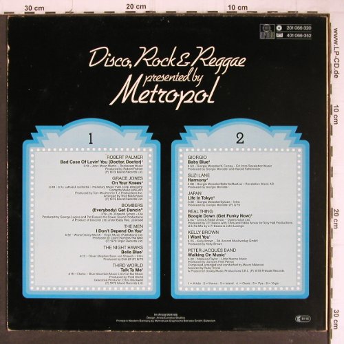 V.A.Disco Rock & Reggae: Robert Palmer... Peter Jacques Band, Ariola Musik Joker (201 066-320), D, m /vg+, 1979 Typ: LP Best.-Nr.: Y8748 Preis: 5,00 Euro