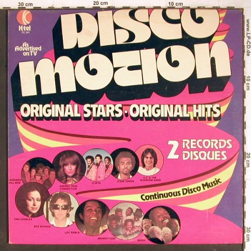 V.A.Disco Motion: K.C.&Shunshine... Soulful Dynamics, K-tel (TC 241), CDN, 1977 Typ: 2LP Best.-Nr.: Y8755 Preis: 7,50 Euro